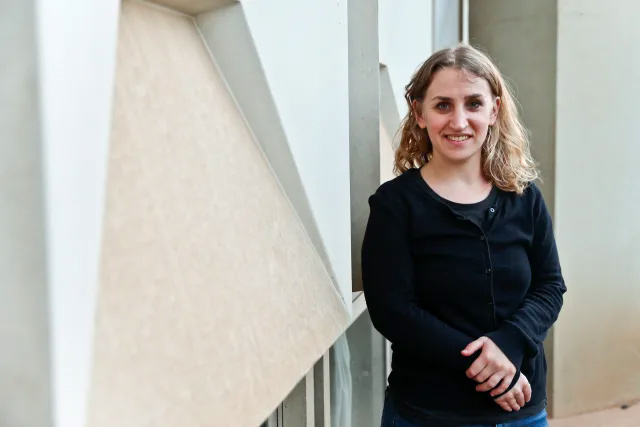 QueenB CEO Efrat Weintrob poses for a photo, March 17, 2019.
