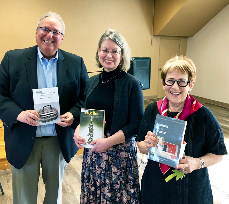 L-R: Howard Sniderman – President CFHU Vancouver, Dr. Catherine Caufield, and Susan Lieberman - a long-time supporter of CFHU in Edmonton, who taught English & Writing classes at McEwen University in Edmonton prior to her retirement a few years ago.