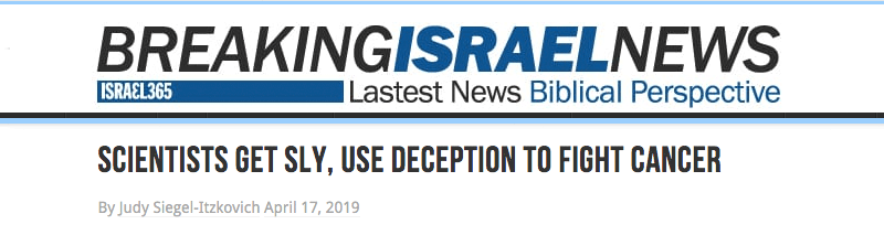 Breaking Israel News header - Scientists Get Sly
