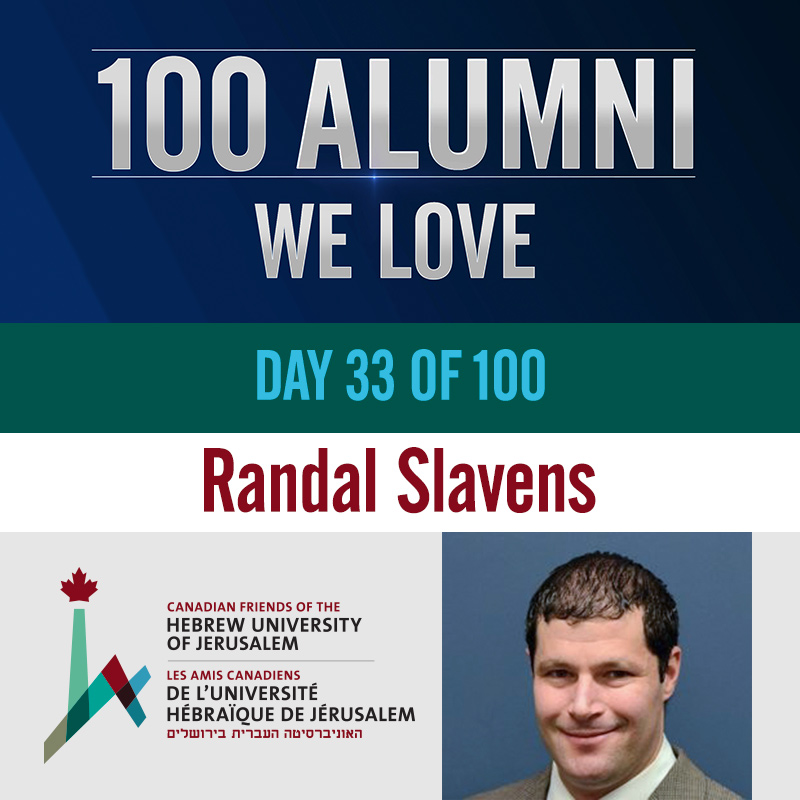 CFHU-100Alumni-Day33-Randal-Slavens 100 Alumni We Love - Randal Slavens