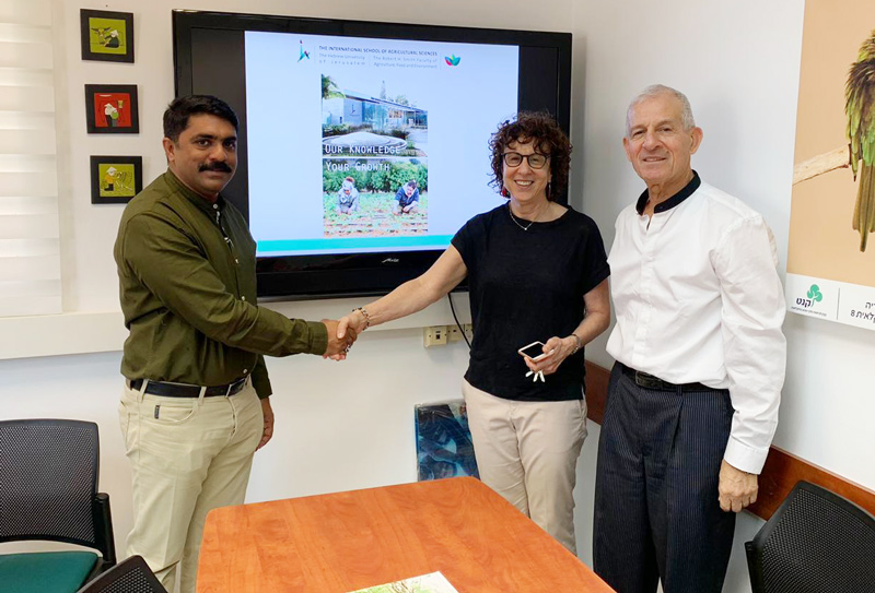 Goa Deputy Chief Minister and Forward Party President Vijai Sardesai was hosted at the Faculty of Agriculture of the Hebrew University at Rehovot in Israel.