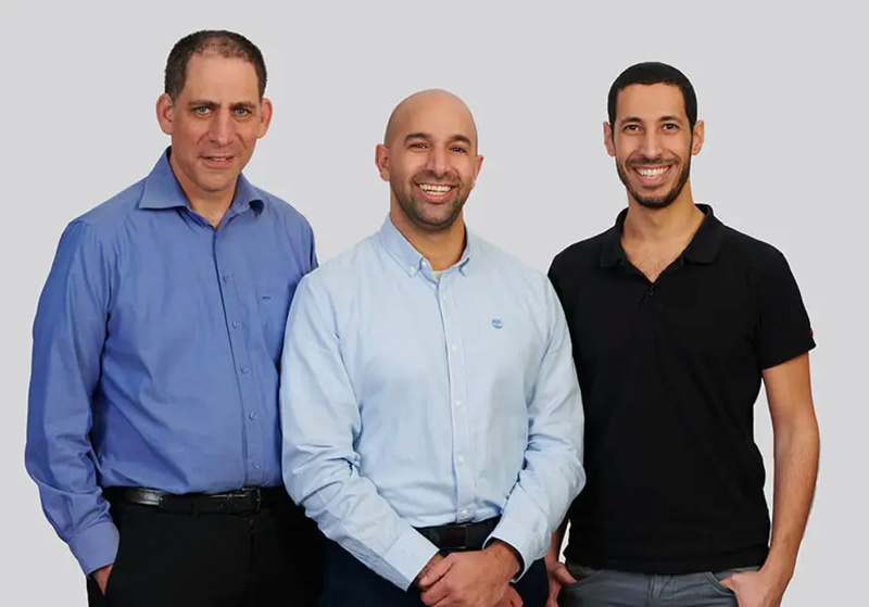 TriEye founders (L-R) Uriel Levy, Avi Bakal, and Omer Kapach
