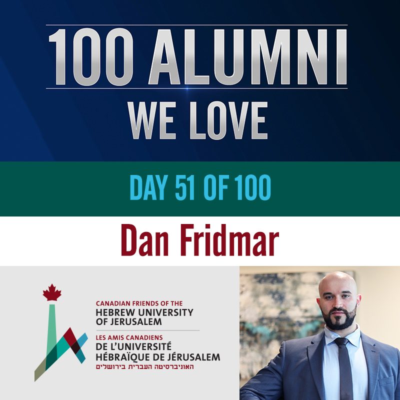 CFHU-100Alumni-Day51-Dan-Fridmar-NEW-800 100 Alumni We Love - Dan Fridmar