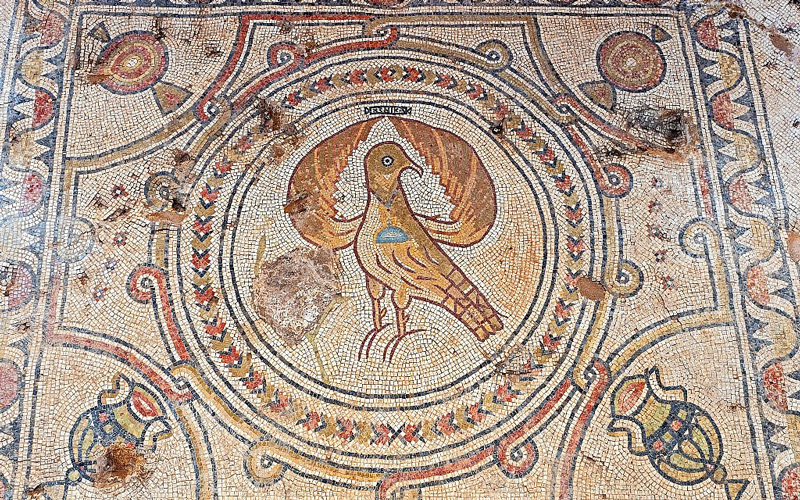 The Eagle, symbol of the Byzantine Empire, discovered at a Byzantine-era church complex in Ramat Beit Shemesh, October 2019.