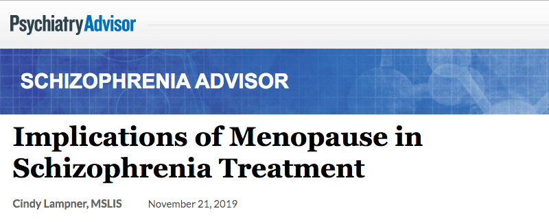 Psychiatry Advisor header - Implications of Menopause in Schizophrenia Treatment
