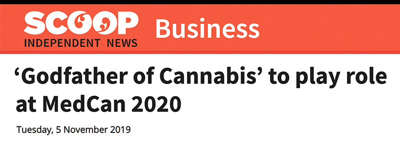 SCOOP Business header - ‘Godfather of Cannabis’ to play role at MedCan 2020