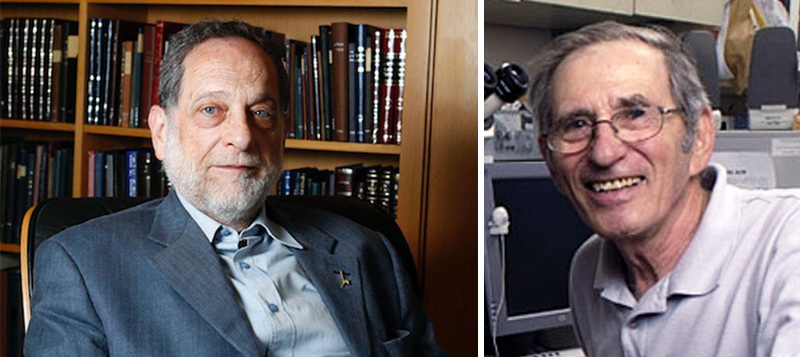 Hebrew University's Hervé Bercovier and Charles Greenblatt