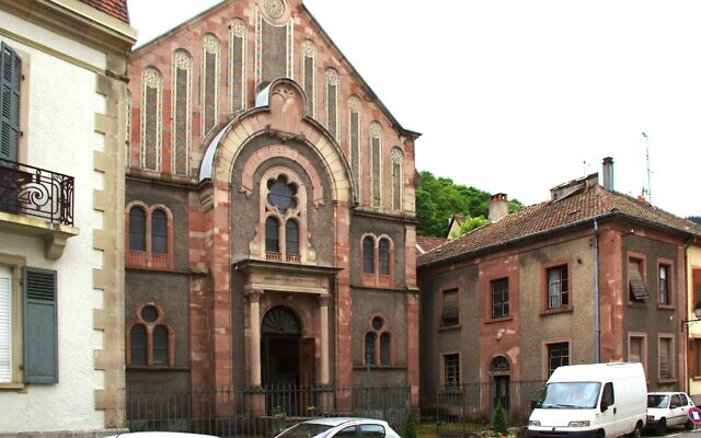 The Neo-Byzantine synagogue in the city of Thann in France’s Alsace region has been designated as a historical site since 2016.
