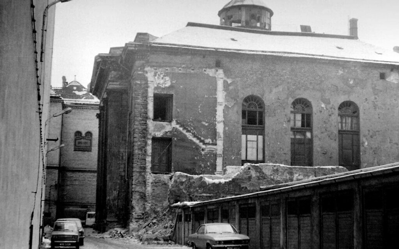 The White Stork Synagogue in 1979.