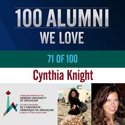 100 Alumni We Love - Cynthia Knight