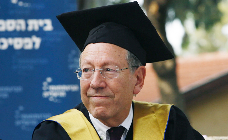 Michal Cotler-Wunsh's father, Irwin Cotler, photographed at the Interdisciplinary Center, Herzliya, in 2010. He served as Canada's justice minister from 2003 to 2006.