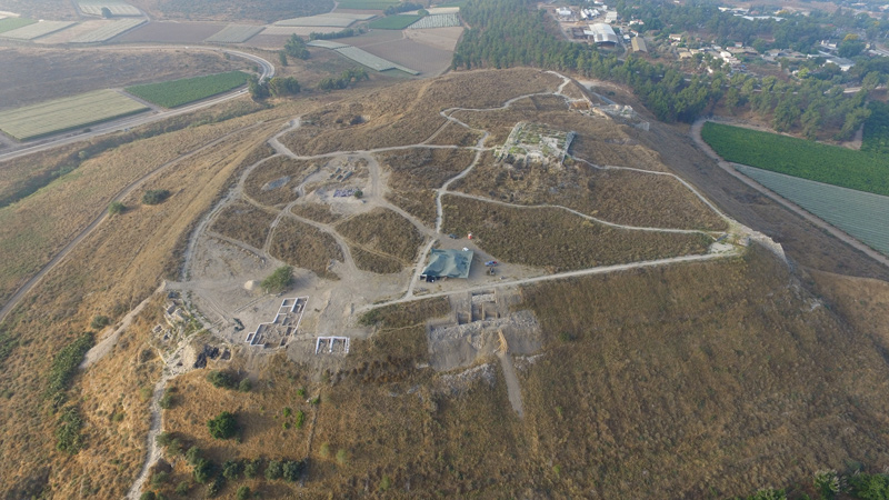 Aerial view of Tel Lachish / Courtesy of the Fourth Expedition to Lachish