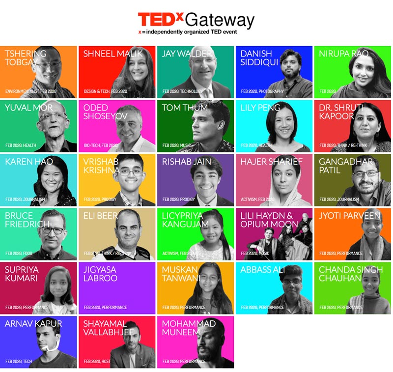 TEDxGateway speakers