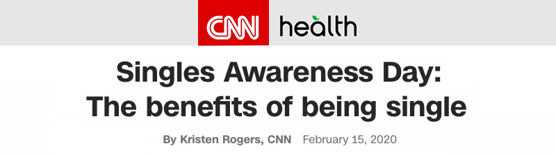 CNN header - Singles Awareness Day: The benefits of being single