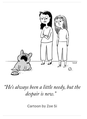 Cartoon - despair