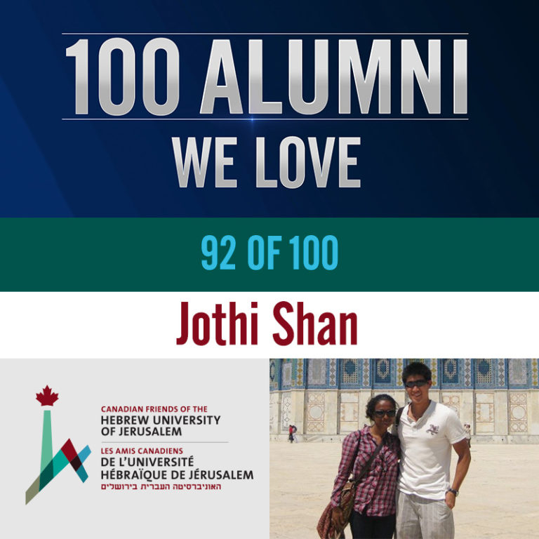 Jothi Shan – Alumni Spotlight #92