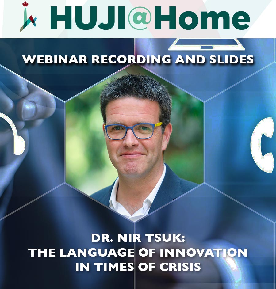 HUJI@Home - The Language of Innovation in Times of Crisis