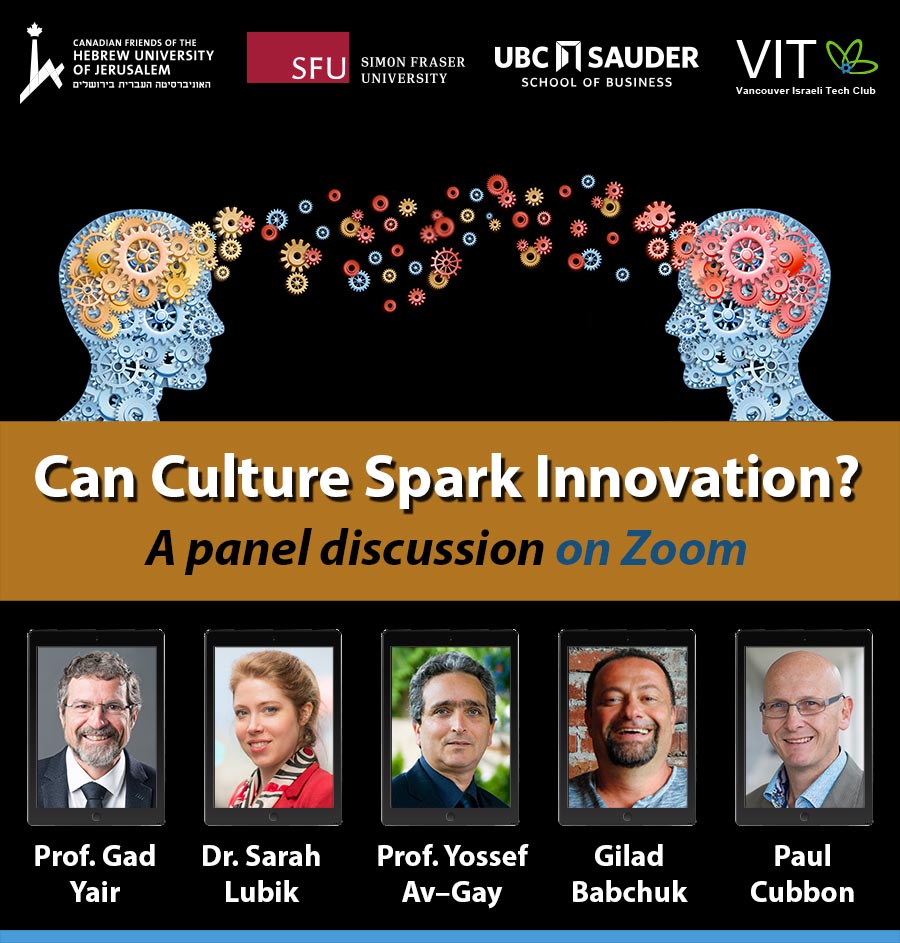 Can Culture Spark Innovation? A panel discussion on Zoom