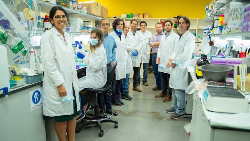 Researchers working on a Covid-19 vaccine at MigVax.