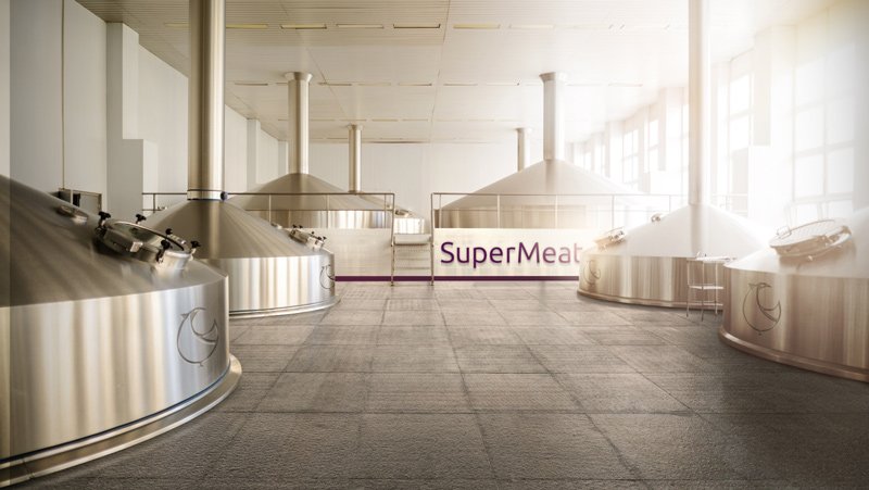 A rendering of SuperMeat’s future production facility.