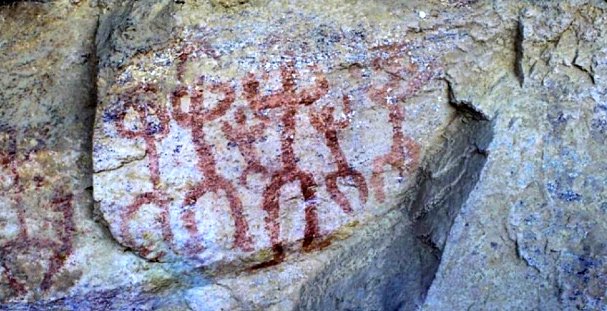 Dancing figures found in a cave in Egypt date back to 10,000 BC.