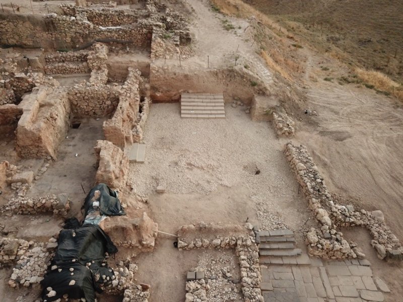 Tel Hatzor excavations. Photo courtesy of Hebrew University