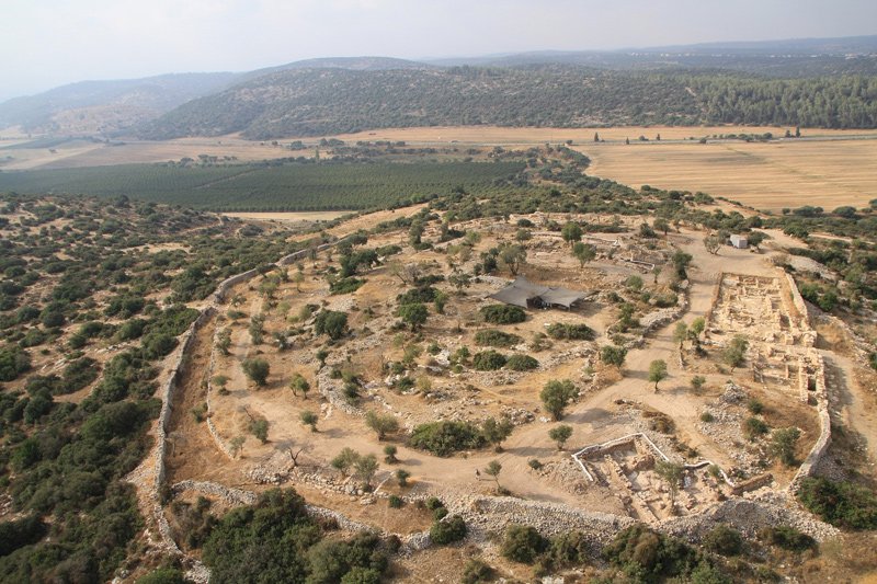 The fortified city of Khirbet Qeiyafa, that indicates urban society in Judah at the time of King David, according to Prof. Yosef Garfinkel, Head of the Institute of Archaeology, Hebrew University.