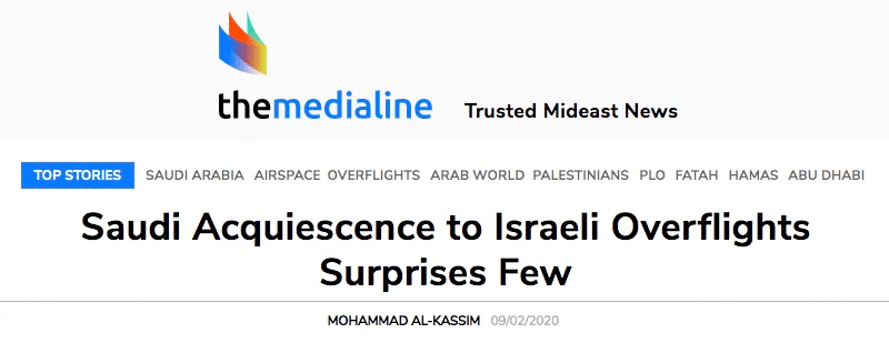 Saudi Acquiescence to Israeli Overflights Surprises Few
