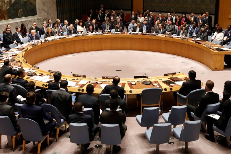 THE UN Security Council debates a 2019 resolution condemning Israel