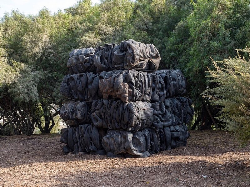 Tsibi Geva - Temporary Structure, 2020 | Recycled tires