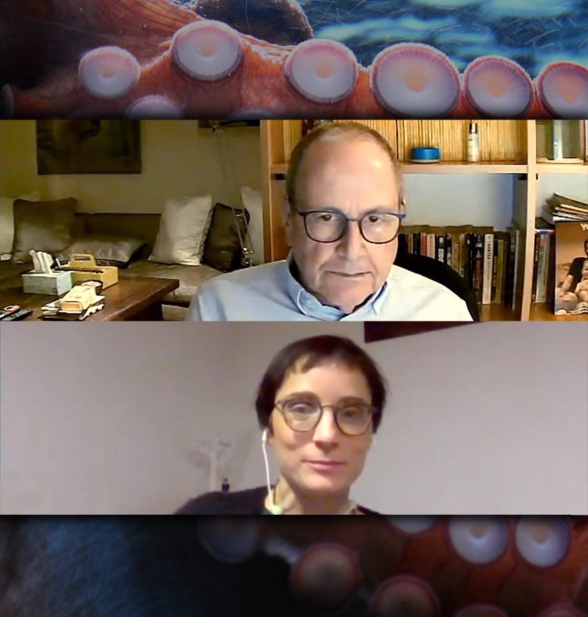 WEBINAR - Yet So Close! The Octopus and The Human A discussion with Prof. Benny Hochner and Dr. Letizia Zullo