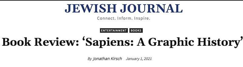 Jewish Journal header - Book Review: ‘Sapiens: A Graphic History’