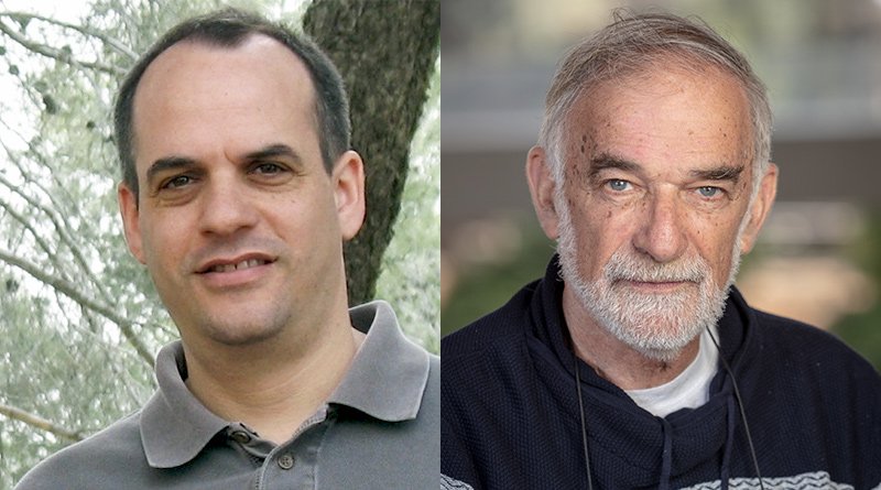 L: Prof. Sagiv Shifman, R: Prof. Yosef Yarom