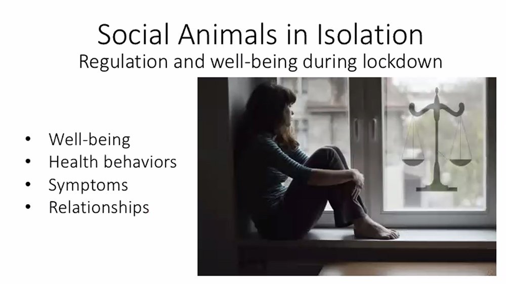 Social Animals in Isolation