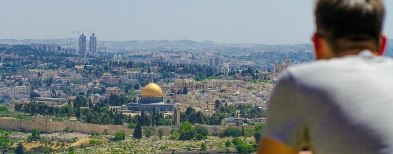 looking out over Jerusalem