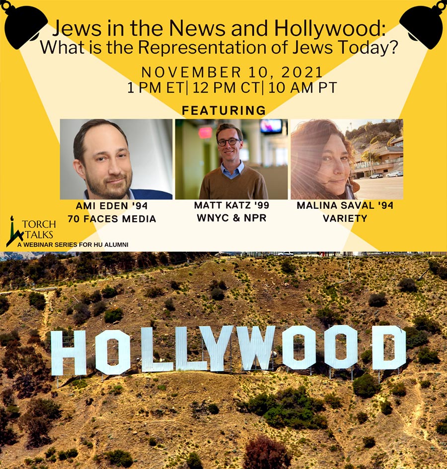 WEBINAR - Jews in the News and Hollywood: What is the Representation of Jews Today