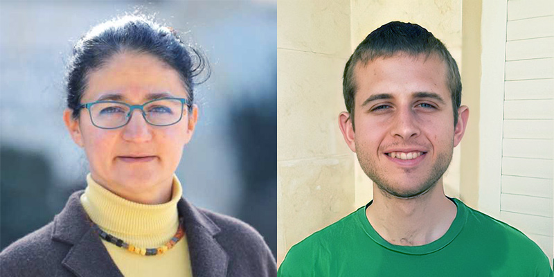 Professor Nathalie Q. Balaban and PhD student Yoav Kaplan
