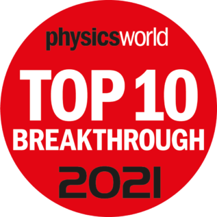 Physics World Top 10 Breakthrough 2021