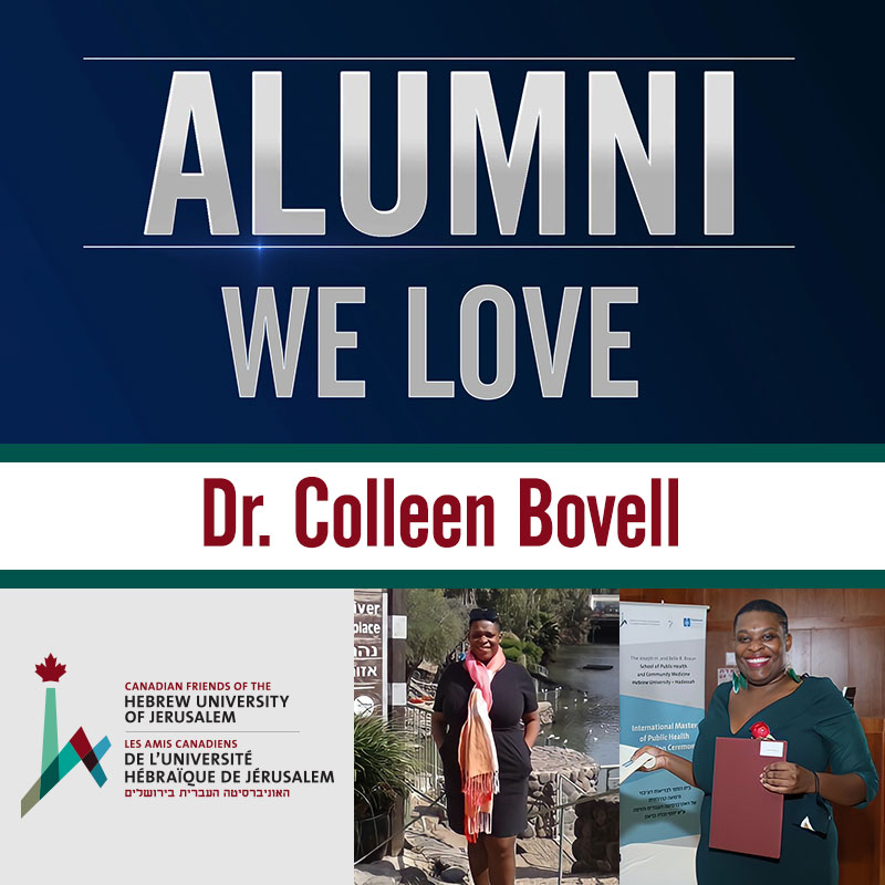 Alumni We Love - Dr. Colleen Bovell