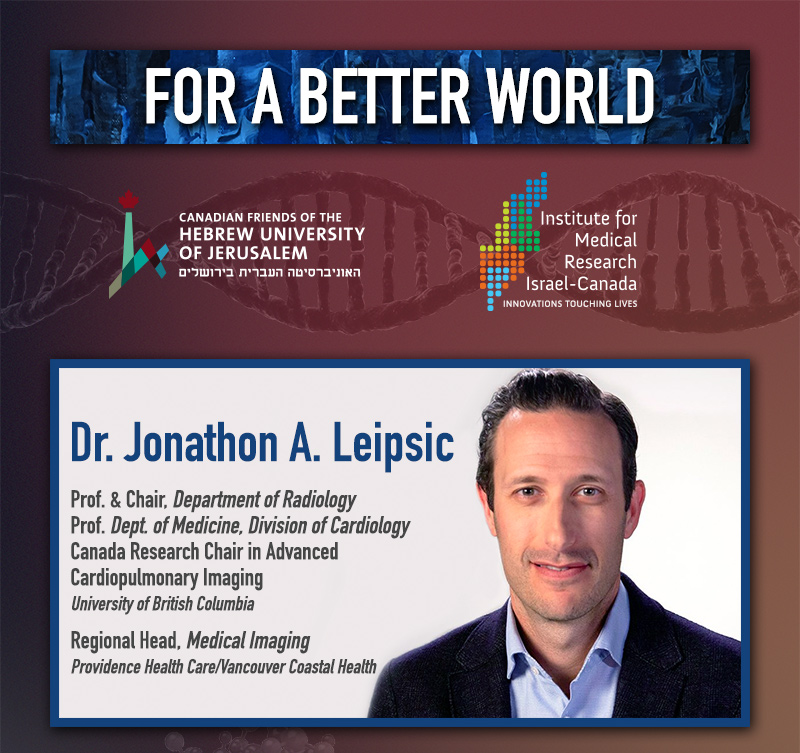 For A Better World - Dr. Jonathon A. Leipsic