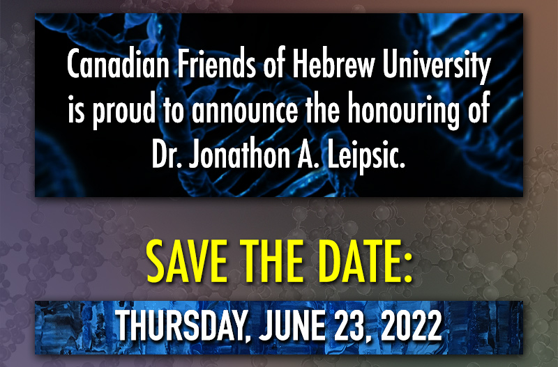 CFHU is proud to announce the honouring of Dr. Jonathon A. Leipsic - Thursday, June 23, 2022