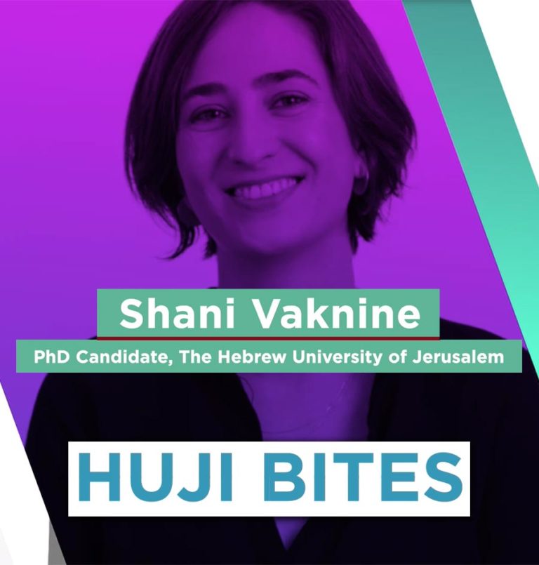 HUJI Bites: From Small RNA to Big Data with Doctoral Student Shani Vaknine