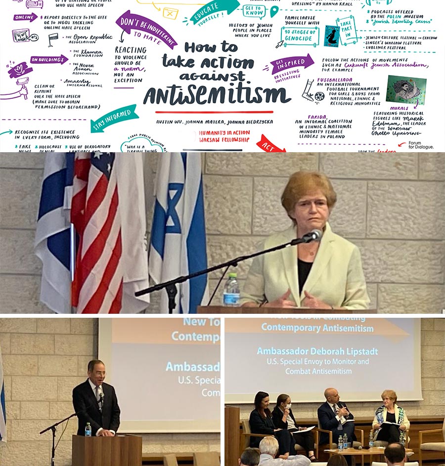 Hebrew U hosts "New Tools in Combating Contemporary Antisemitism,” featuring antisemitism envoy Prof. Deborah Lipstadt