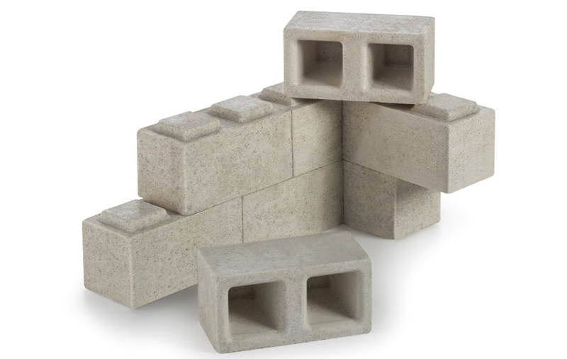 Compressed salt bricks are much stronger than cement, even with large air pockets.