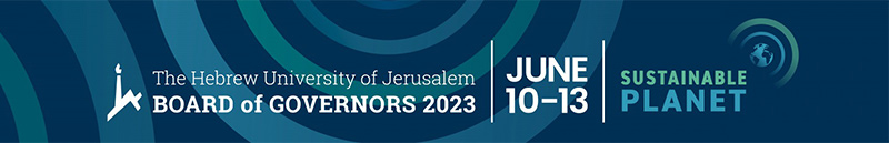 The 86th Board of Governors 2023 at Hebrew University, June 10-13