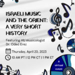 WEBINAR - Israeli Music and The Orient: A Very Short History