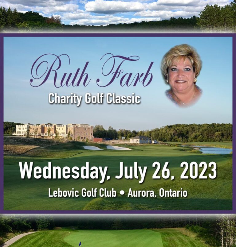 TORONTO – 2023 Annual Ruth Farb Charity Golf Classic: Tee up to fight pancreatic cancer