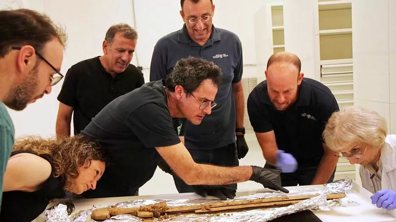 Archaeologists believe the swords were hidden by Judean rebels after they were seized from the Roman army