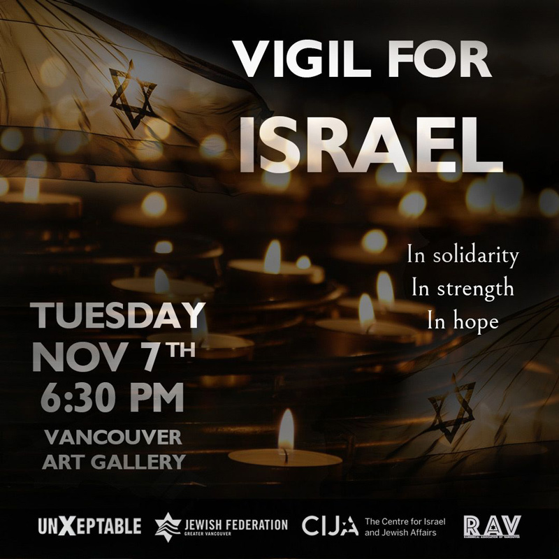 Vigil For Israel