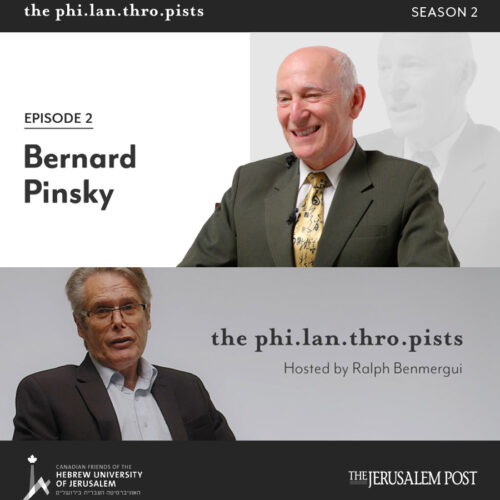 CFHU presents The Philanthropists - The Hidden Art of Giving with Bernard Pinsky